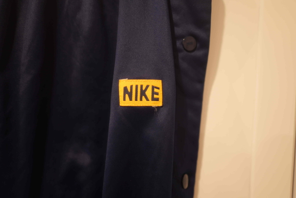 Nike Blue Yellow Athletic Tear Away Jogger Back Zip Pocket Pants Men Size XL - Picture 2 of 11